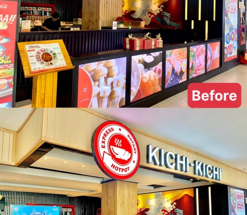 Dự án cải tạo chuỗi gian hàng Kichi - Kichi tại Lotte Mart Đà Nẵng